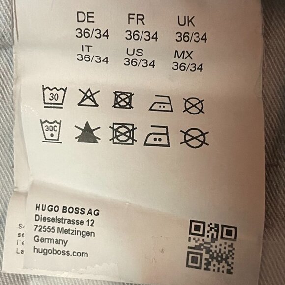 Hugo Boss Maine3 Regular Fit Stretch Jeans 36x34 - Picture 6 of 6